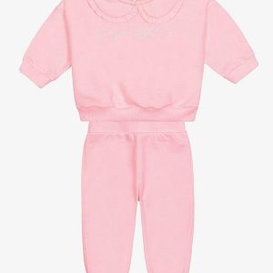 Conjunto Blusao com Calca Rosa