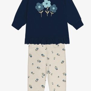 Conjunto Blusao com Legging Azul