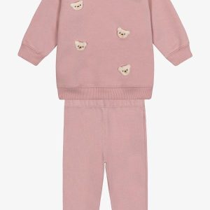 Conjunto Blusao com Legging Rosa