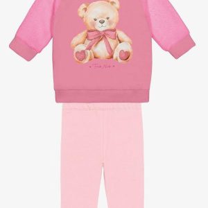 Conjunto Blusao com Legging Rosa