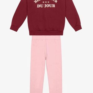 Conjunto Blusao com Legging Vermelho