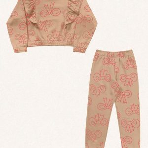 Conjunto Blusão e Calça Marrom