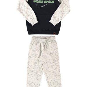 Conjunto Blusão e Calça Moletom Space Preto