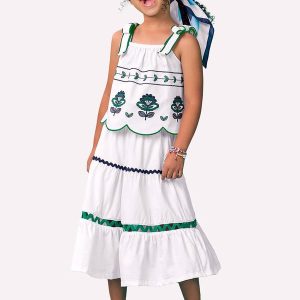 Conjunto Infantil Menina Bordado Branco