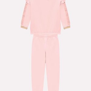 Conjunto Infantil Menina Lettering Rosa