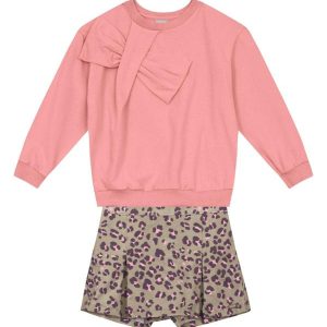 Conjunto Infantil Menina de Oncinha Rosa