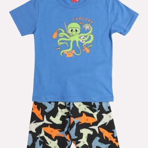 Conjunto Infantil Menino Estampa Polvo Azul