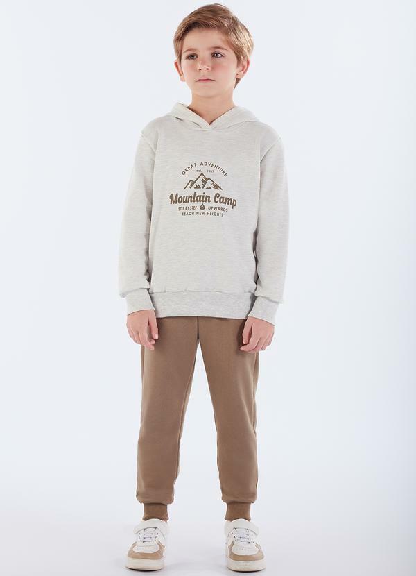 Conjunto Infantil Menino Moletom Mescla