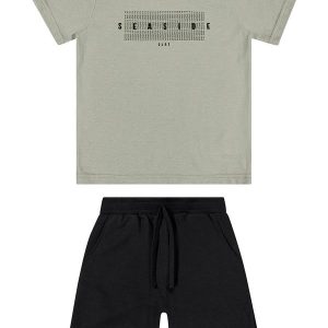 Conjunto Infantil Menino Seaside Puff Verde