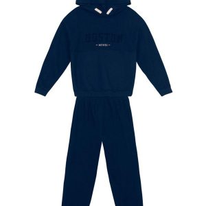 Conjunto Infantil Menino em Moletinho Azul