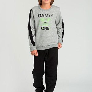 Conjunto Infantil de Moletom Gamer One Mescla