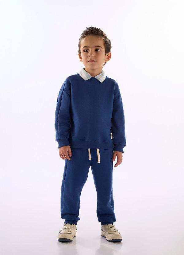 Conjunto Infantil em Moletom Azul