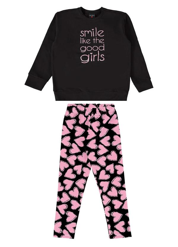 Conjunto Infantil para Menina Preto