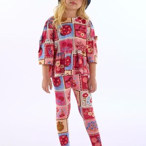 Conjunto Joana Infantil Blusa Estampado