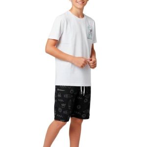 Conjunto Juvenil Menino Verão Beach Club Branco