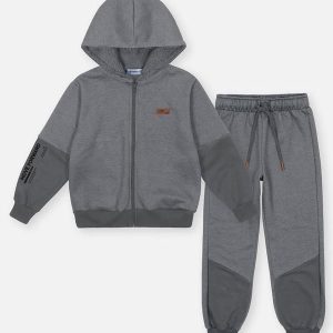 Conjunto Longo Infantil Menino Move Cinza