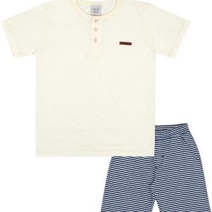 Conjunto Meia Malha Bege
