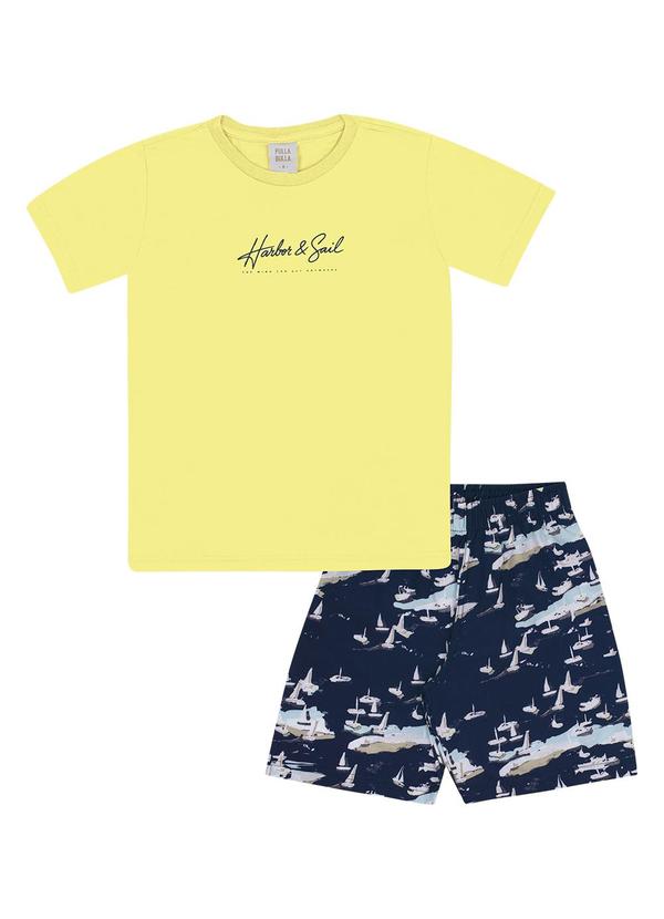 Conjunto Meia Malha Verde