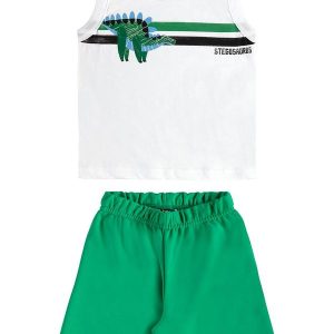 Conjunto Regata Dino Bermuda Branco