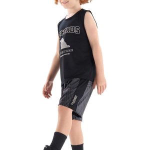 Conjunto Regata Dry Fit Bermuda Quimby Preto