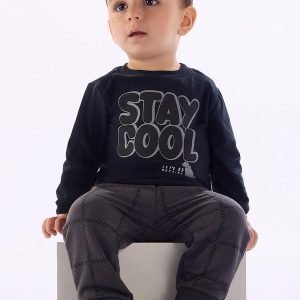 Conjunto Stay Cool para Bebê Menino Preto