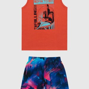 Conjunto Thrilling Comfort Menino Bege