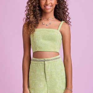 Conjunto de Linho Verde