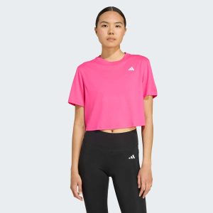 Cropped Adidas Essentials Rosa Feminina