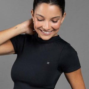 Cropped Basic Preto