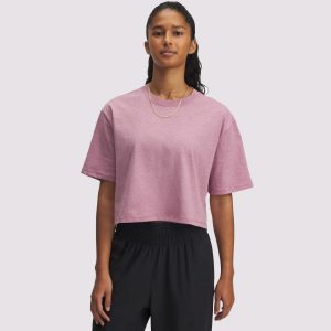 Cropped Under Armour Rival SS Feminino Rosa