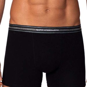 Cueca Boxer Lupo 523-003 9980-Preta