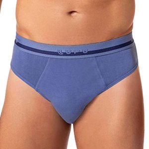 Cueca Slip Lupo 412-003 2370-Azul