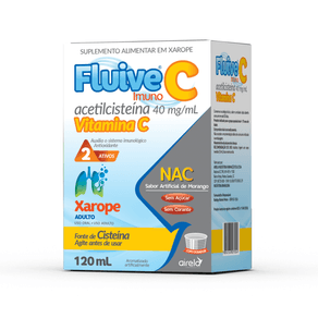 Fluive C Imuno 40mg Sabor Morango 120ml