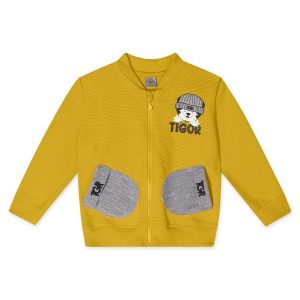 Jaqueta Bebê Masculina Amarelo