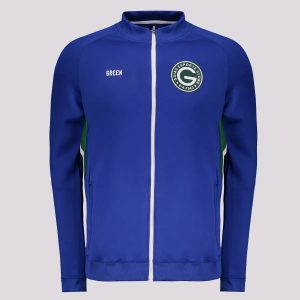 Jaqueta Gr33n Goiás Treino 2024 Infantil Azul