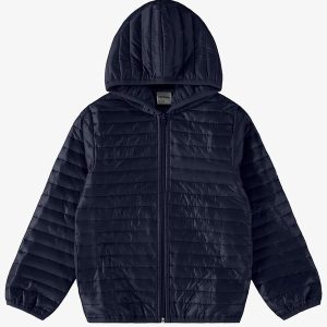 Jaqueta Infantil Feminina em Microfibra Azul