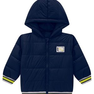 Jaqueta Infantil Menino Nylon Azul