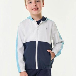 Jaqueta Infantil em Microfibra Azul