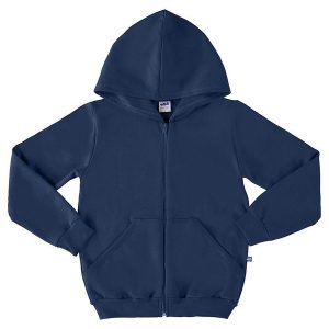 Jaqueta Unissex em Moletom Felpado Azul