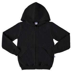 Jaqueta Unissex em Moletom Felpado Preto