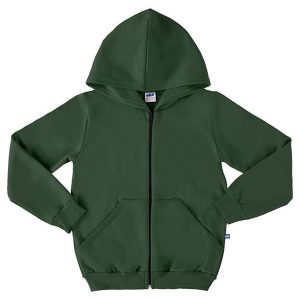 Jaqueta Unissex em Moletom Felpado Verde