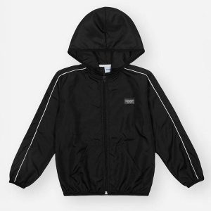Jaqueta em Nylon Infantil Menino Preto