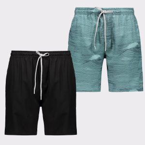Kit 02 Shorts Nicoboco Azul e Preta