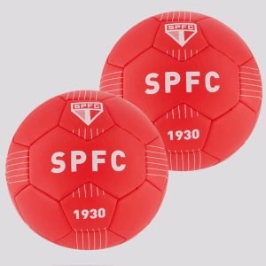Kit 2 Bolas São Paulo Vermelha