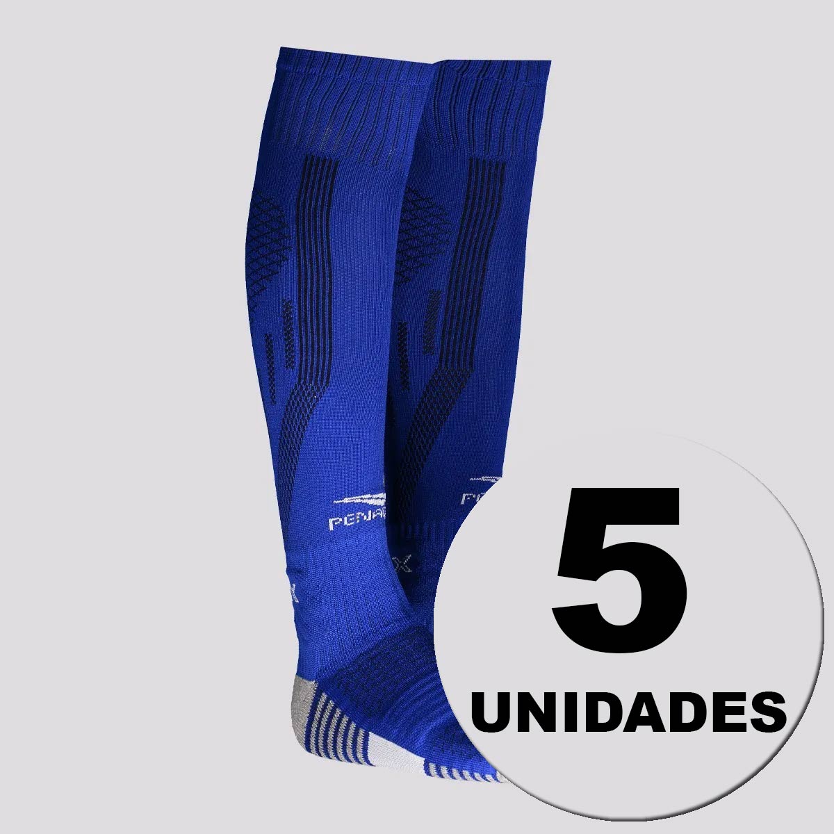 Kit 5 Meiões Penalty Max Azul Royal
