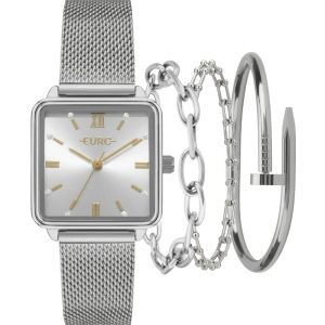 Kit Relógio Euro Feminino com Pulseiras EU2035ZCB/K4K