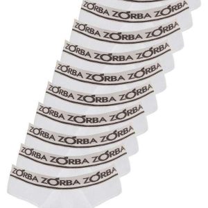 Kit com 10 Cuecas Slip Zorba 716 Branco