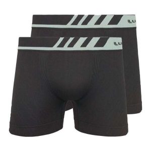 Kit com 2 Cuecas Boxer Lupo 671-002 Grafite