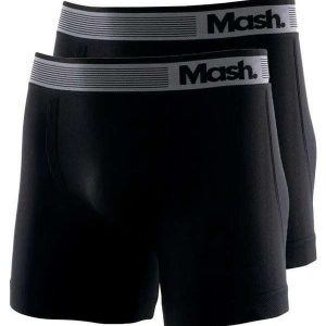 Kit com 2 Cuecas Boxer Mash 710.01 Cinza-