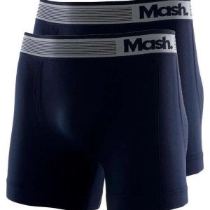 Kit com 2 Cuecas Boxer Mash 710.01 Marinho